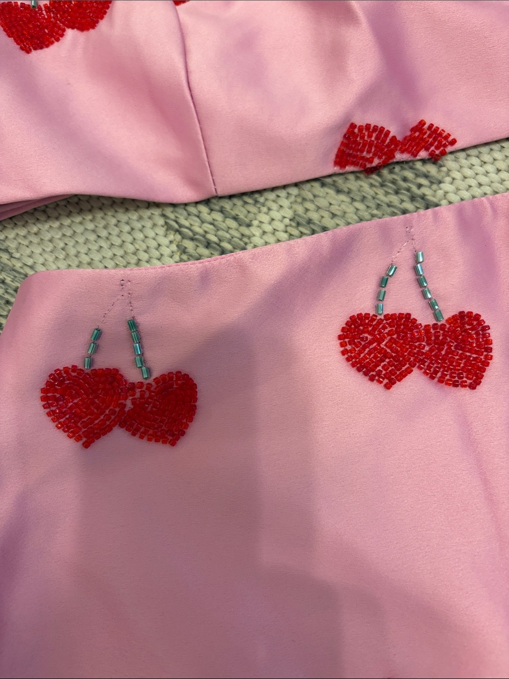 Fashion Nova Cherry 2 piece set - Picture 4 of 4
